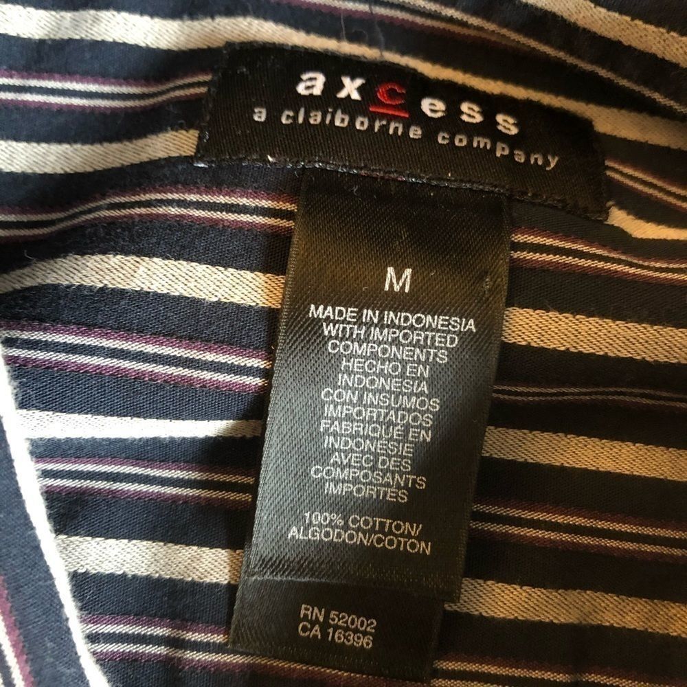 *531 Axcess Stripped Button Down - Picture 4 of 5